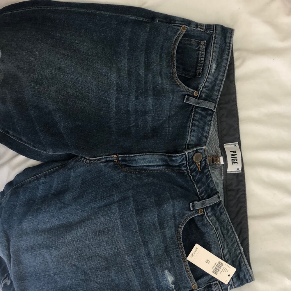 Paige jeans. Boyfriend skinny size 30 - Picture 3 of 8